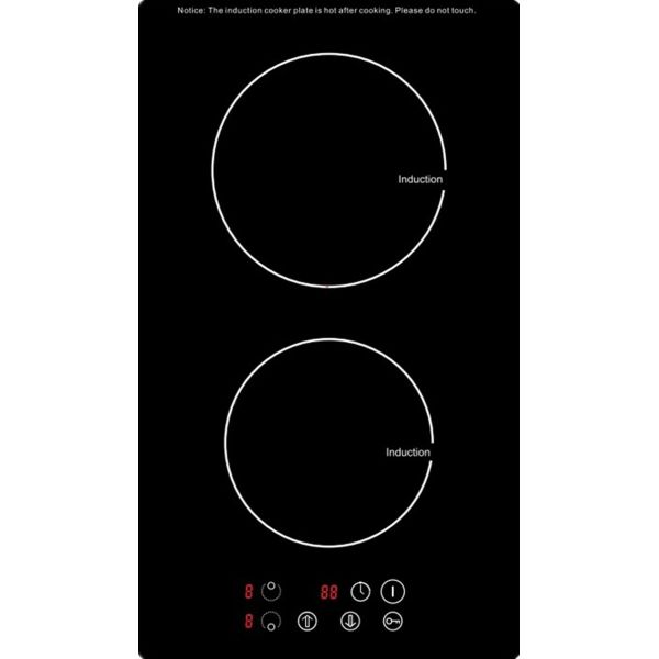 ROHS Crystal Glass 3500W Drop In Electric Stoves