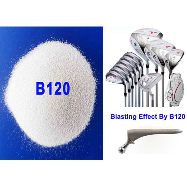 60HRC Ceramic Blasting Media Zirconia Beads B120 B150 B170 B205 For Golf & Artificial Joint