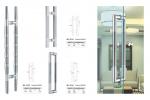 WL-1013 bamboo SUS304 Stainless Steel entry door handles set glass door handle