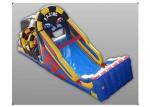 Exciting Hand Painting Rock Inflatable Obstacle Course Sports Recreation City