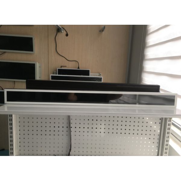 USB Port 34'' Stretched Bar LCD Monitor VGA DVI HDMI Inputs SD Card 50000 Hours MTBF