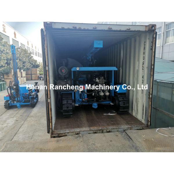 90mm - 140mm Dia DTH Drilling Equipment 45kw Diesel Engine Down The Hole Drill Rig