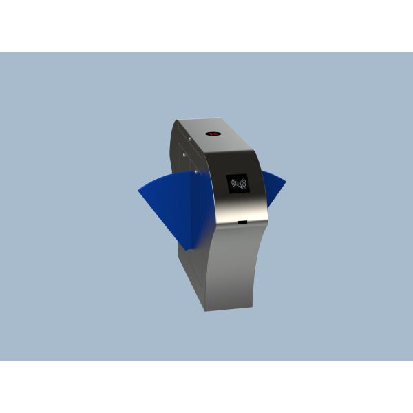 304 Stainless Steel Flap Barrier Gate Turnstile Security For Ticket Checking