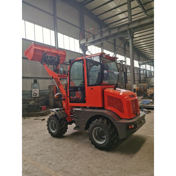 Multi-attachment 0.8 ton compact articulated front bucket wheel loader