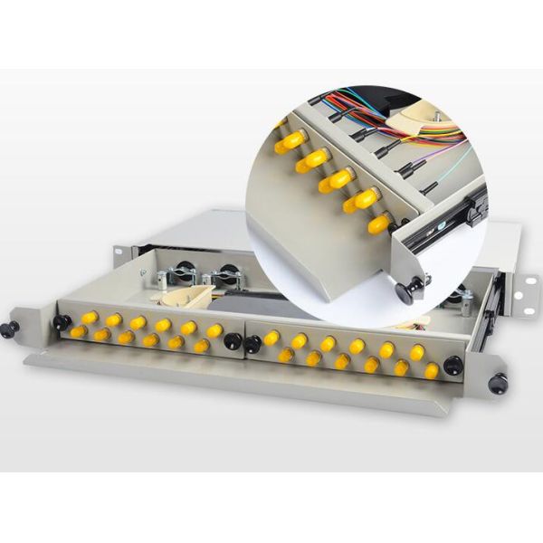 Wall Mount Fiber Optic Patch Panel Single Mode Pigtail Optical Distribution Frames