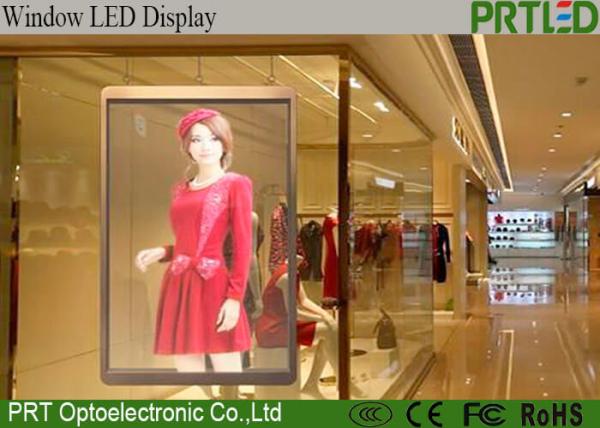 Quality P3.91-7.81 Transparent LED Display Panel for indoor shop window advertising for sale