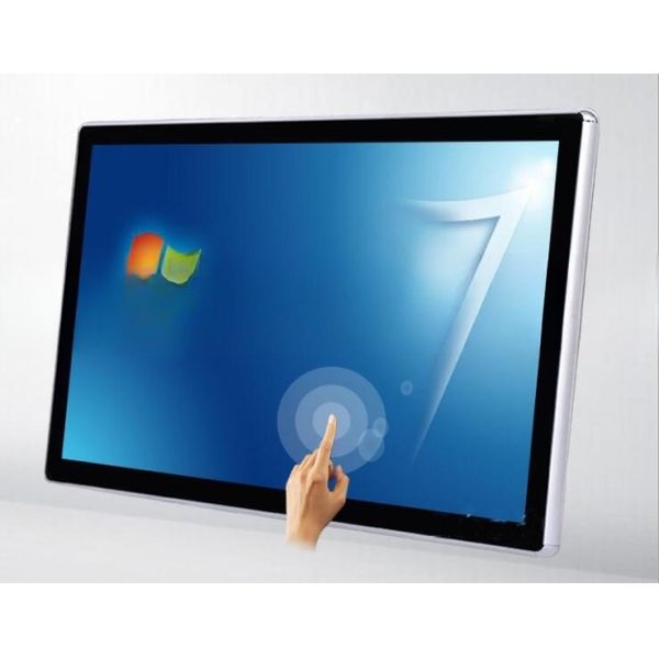 UHD 75" inch LCD LED touchscreen Android Monitor interactive whiteboard touch screen display PC kiosk support HDM1 DP VGA inputs
