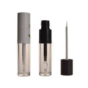Wholesale 6ml Clear Round Plastic 2 In 1 Lip Gloss Bottle Eye Liner from china suppliers