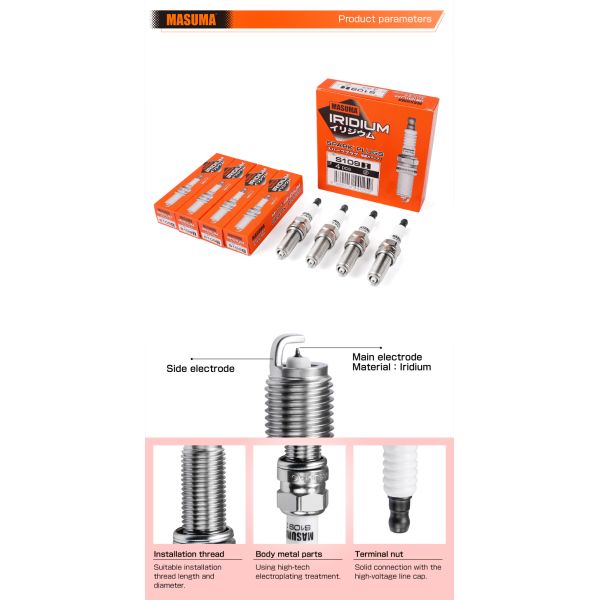 S302I MASUMA Nickel Alloy Spark Plug For MITSUBISHI LFR5AGP 1999-2000