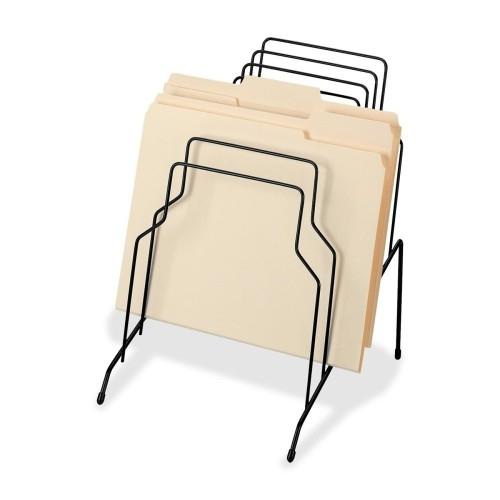Quality Counter Top File Sorter Office Display Racks With Welded Wire Divider Structure for sale