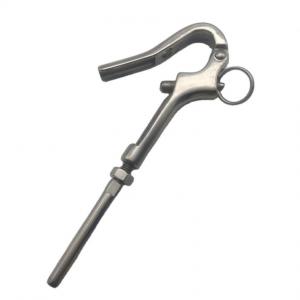China Stainless Steel AISI316 Quick Release Pelican Hook with Swage End and State-of-the-Art on sale