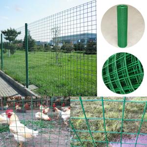 Wholesale anti rust 0.9x30cm Welded Iron Chicken Wire Garden Fence from china suppliers