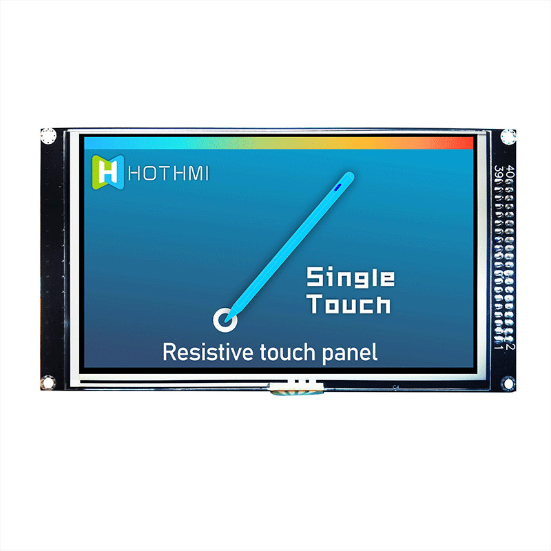 5.0 Inch 800x480 IPS Resistive TFT Module Panel With LCD Controller Board