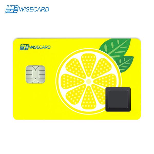 Quality Pin Code Secure Biometric EMV Card For Business Solution for sale