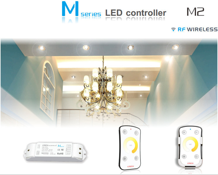 433.92 MHz RF LED Strip Controller , Wifi Led Rgb Controller For Strip Lighting