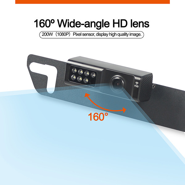 IP69K Waterproof Rear View Camera Digital Wireless Signal System