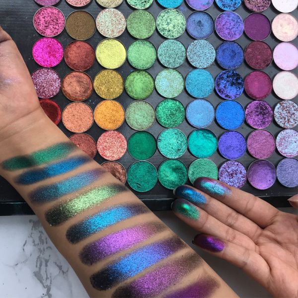 Cruelty Free Eye Makeup Eyeshadow Low Moq Special Color Duochrome Eye Shadow