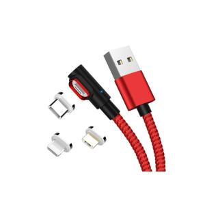Wholesale QS MG7007, 90 Degree Magnetic USB Data Cable from china suppliers
