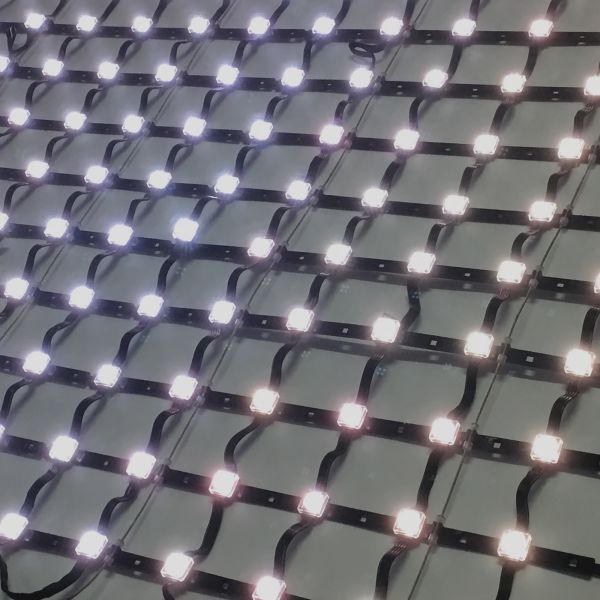 Outdoor IP67 LED Grid Screen Advertising Sign DC12V Pixel Dot 20mm Panel Size