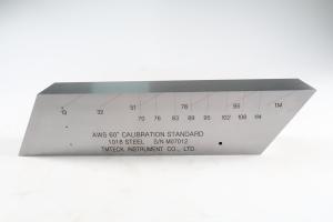 Wholesale NDT AWS 14.4 60° Test Block Ultrasonic Calibration Block from china suppliers