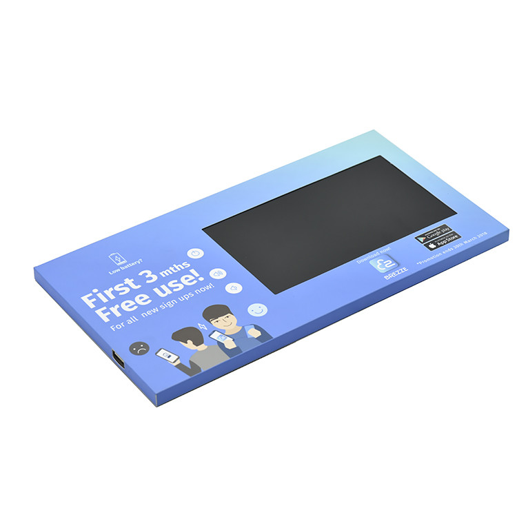 Custom design video point of purchase display, retail LCD video pop display video shelf talker