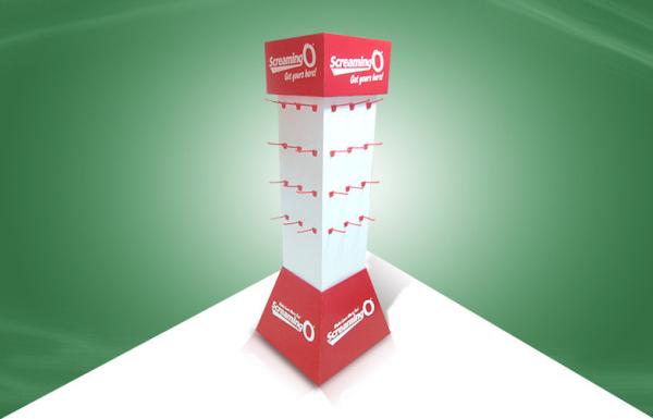 Quality Cardboard Hook Display Stands for sale
