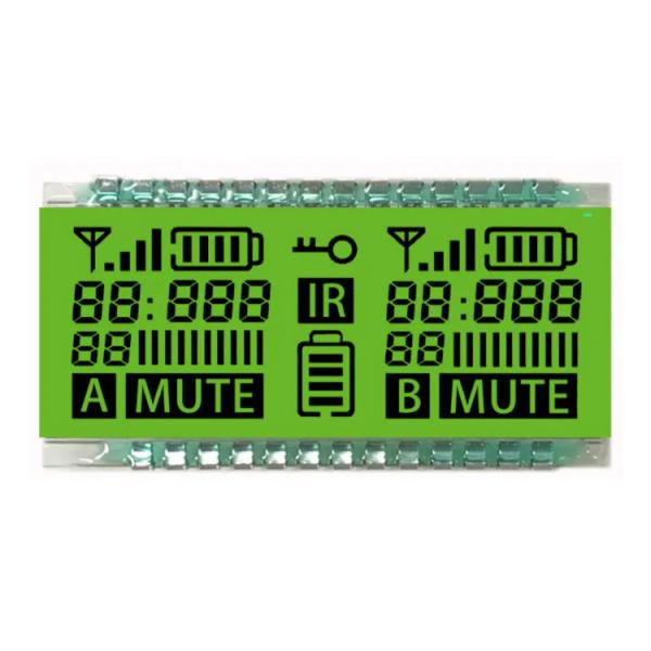 Custom Size 3.0V TN LCD Display Panel Transflective TN LCD Segment Display