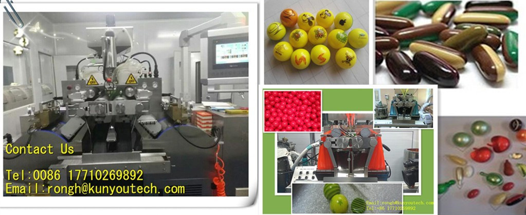 Paintball Softgel Encapsulation Machine SS Material With Printer Low Energy Consumption