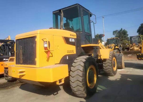 Quality Liugong 836 Second Hand Wheel Loaders , Used Front End Loader Original Colour for sale