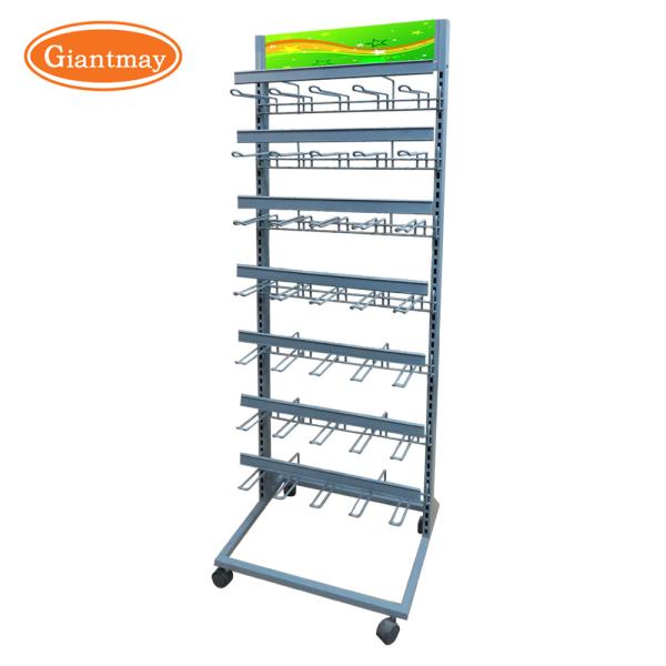 Quality Multi-Function Display Metal Shelf Small Battery Rack for sale