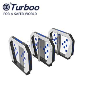 Wholesale Security Optical Speed Gate Turnstile RFID Card Reader Facial Recognition Gate With Servo Motor 240V from china suppliers