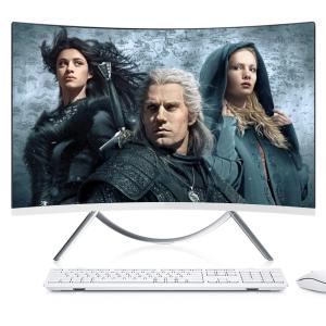 China 27inch I7 4960 Curved Screen Desktop Computer RAM 16GB SSD 480GB HDD 2TB on sale