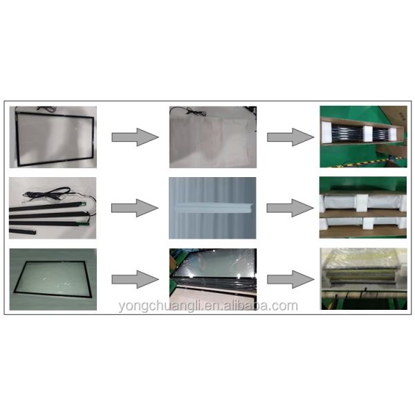 Customized DIY IR Touch Frame 10ms 18.5 Inch Smart Touch Screen Panel