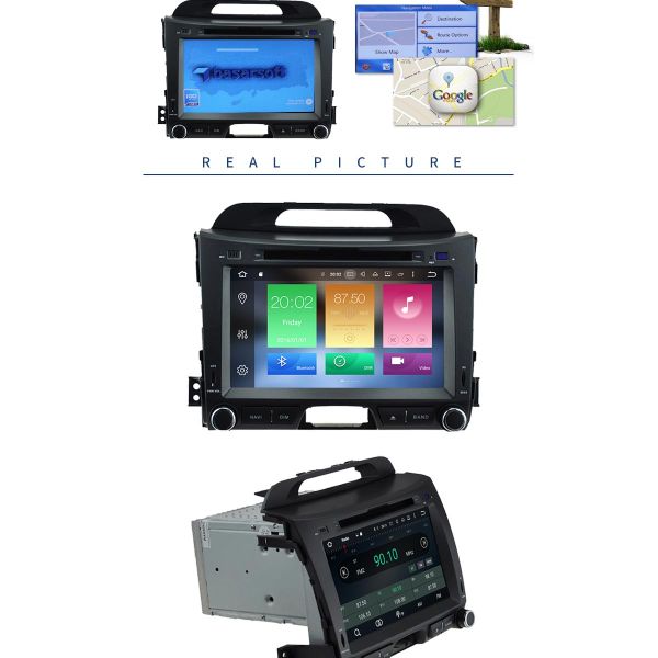 KIA Sportage 8.0 Android Car DVD Player With GPS Stereo Radios Maps