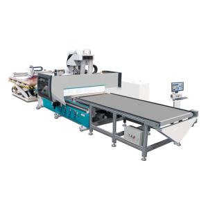 Production Furniture Line CNC Router Wood Working Automatic Loading And Unloading Nesting CNC Cabinet Making Machine