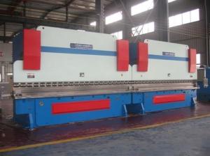 Wholesale Two Huge Sheet Metal Bending Machine Hydraulic System Light Pole Synchronization CNC Control from china suppliers