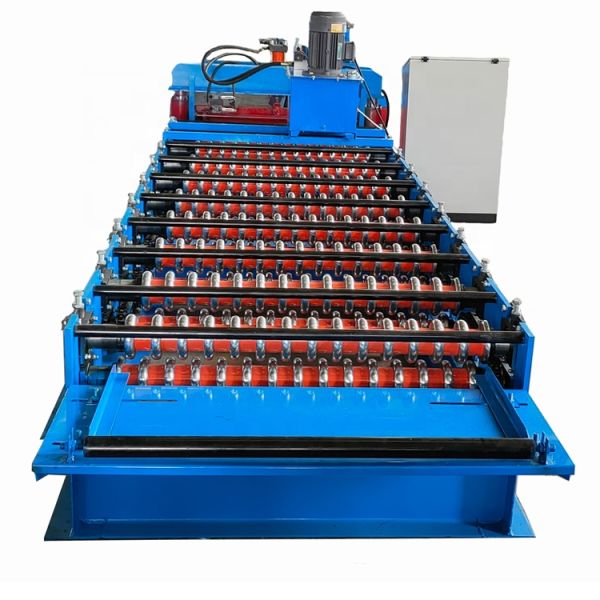 2024 water ripple roll forming machine metal sheet roof panel roll forming machine/roof press making machine