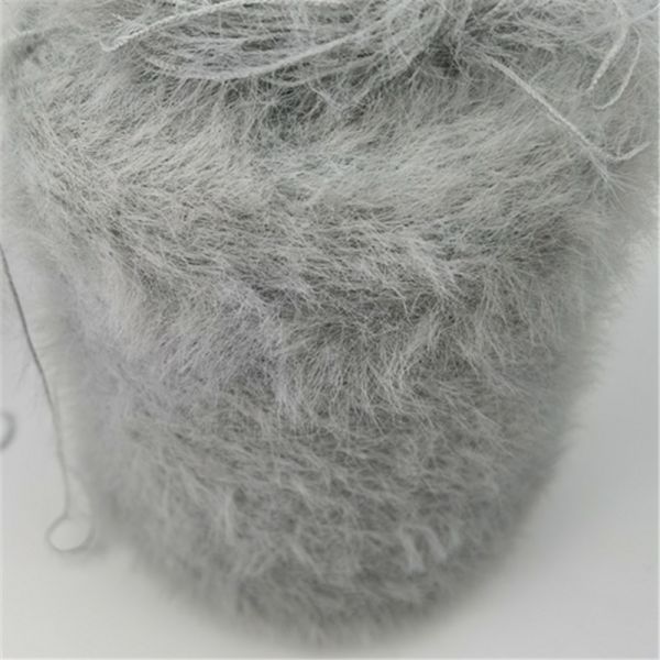 Custom Ping Pong Yarn Soft Warm Pure Nylon Flurry Eyelash Fur Yarn For Sweater Scarf