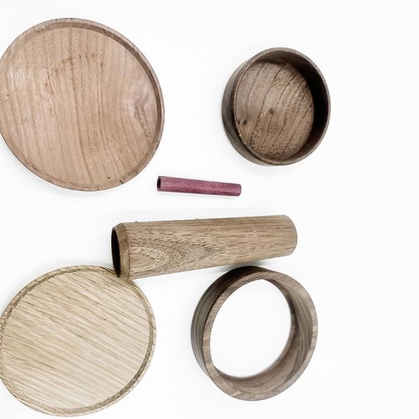 Wood Rapid Prototype Machining Black Walnut Table Calendar Base