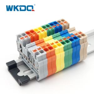 Wholesale JPT 2.5 Feed Through Push In Terminal Block Quick Connect CE Certificate Soft Cable Compact Design from china suppliers