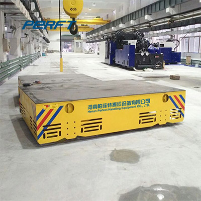 Trackless Motorized Transfer Material Handling Turntable Heavy Duty Materials Carriage
