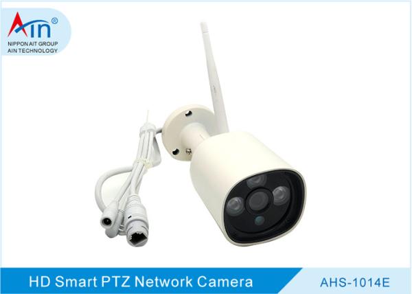 Quality Auto Focus Wifi Outdoor Security Camera , Network Bullet Camera DC 12V/1A for sale