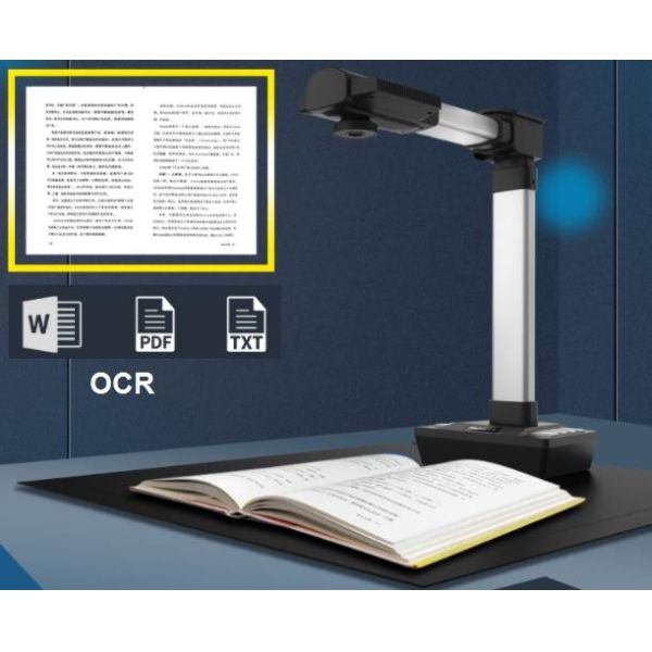 4896*3672 Camera Document Scanner 18 Mega Pixels Function Keys