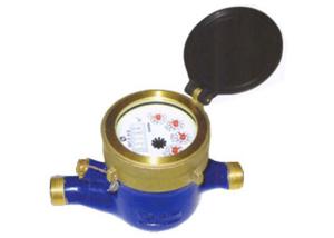 China Pulse Output Multi Jet Water Meter For Bulk Volume Measurement In Cold Water DN25 Brass on sale