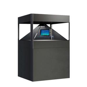 China 42 Inch 360 Degree Holographic Display Pyramid , Virtual 3d Hologram Display Showcase on sale