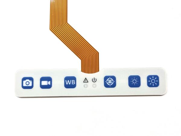 Quality Full Printing FPC Flexible Membrane Switch With Milky LED Window Display for sale