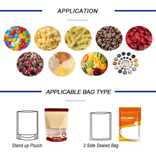 Durable Mini Doypack Machine Large Single Station Bag Feeding Machine Host