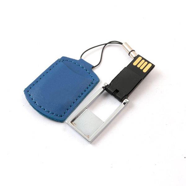 Custom Logo Supported Leather USB Flash Drive With 20MB/S Reading Speed