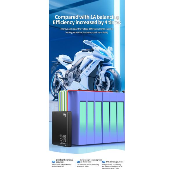Enerkey Li-ion Batteries Smart Active Balancer 1A-4A Adjustable 2S-24S Active Equalizer Balancer Lifepo4