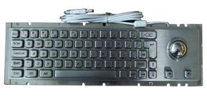 Quality MKT2752 372.0x102.0mm kiosk metal keyboard with Cherry mechanic key switch for sale